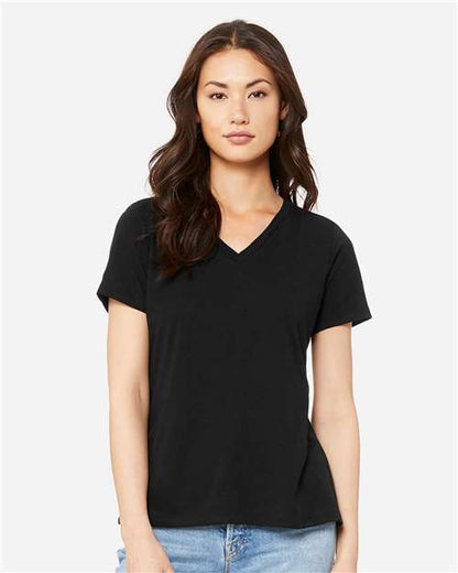 BELLA + CANVAS Women's Relaxed Triblend V-Neck Tee 6415