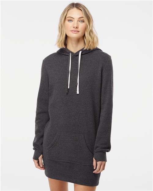 Independent Trading Co. Women’s Special Blend Hooded Sweatshirt Dress PRM65DRS