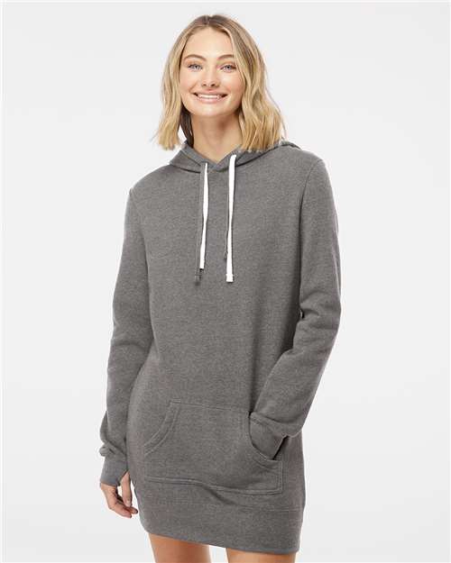 Independent Trading Co. Women’s Special Blend Hooded Sweatshirt Dress PRM65DRS
