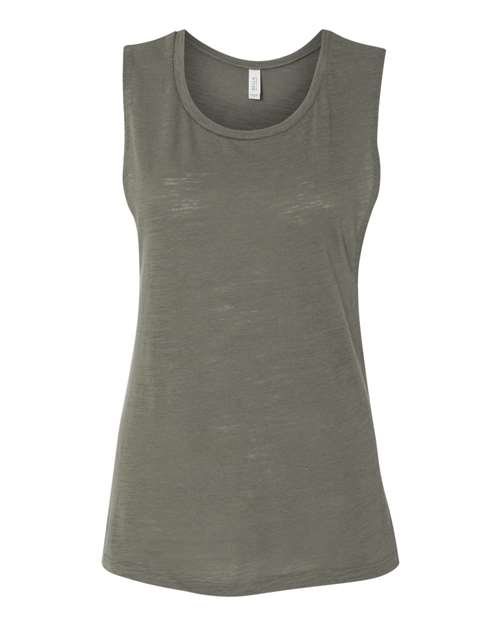 BELLA + CANVAS Women's Flowy Scoop Muscle Tank 8803