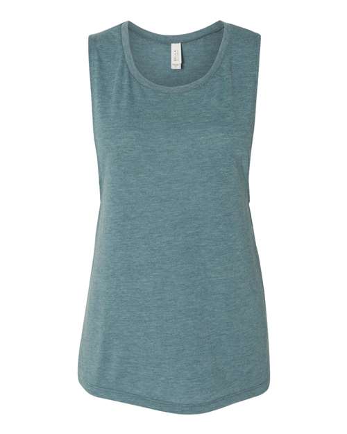 Women's Flowy Scoop Muscle Tank - L