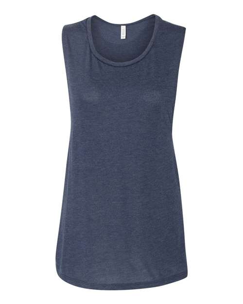 Women's Flowy Scoop Muscle Tank - L