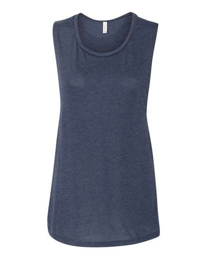 BELLA + CANVAS Women's Flowy Scoop Muscle Tank 8803