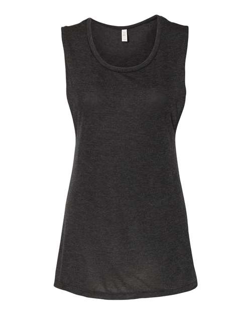 Women's Flowy Scoop Muscle Tank - L