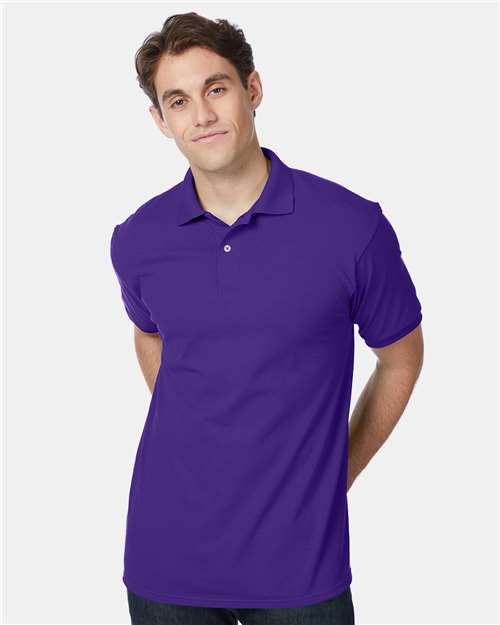 Hanes Men's EcoSmart® Jersey Polo 054X