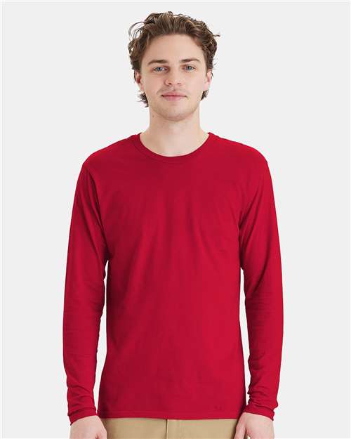 Hanes Unisex Perfect-T Long Sleeve T-Shirt 498L