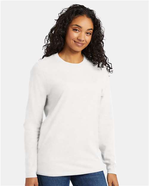 Hanes Unisex Perfect-T Long Sleeve T-Shirt 498L