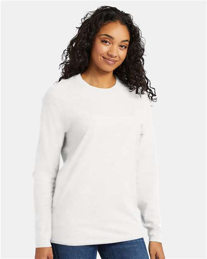 Hanes Unisex Perfect-T Long Sleeve T-Shirt 498L