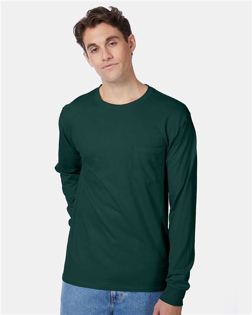 Men's Authentic Long Sleeve Pocket T-Shirt