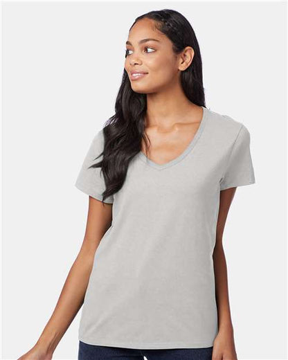Hanes Women's Perfect-T V-Neck T-Shirt S04V