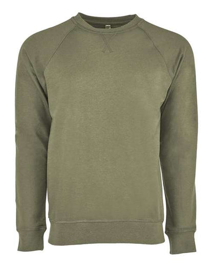 Next Level Unisex Laguna Raglan Crewneck Sweatshirt 9000