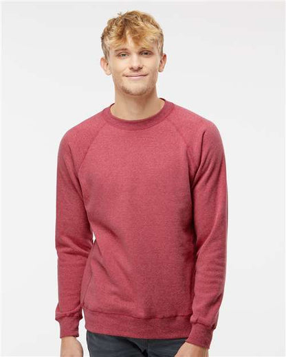 Independent Trading Co. Unisex Special Blend Raglan Crewneck Sweatshirt PRM30SBC