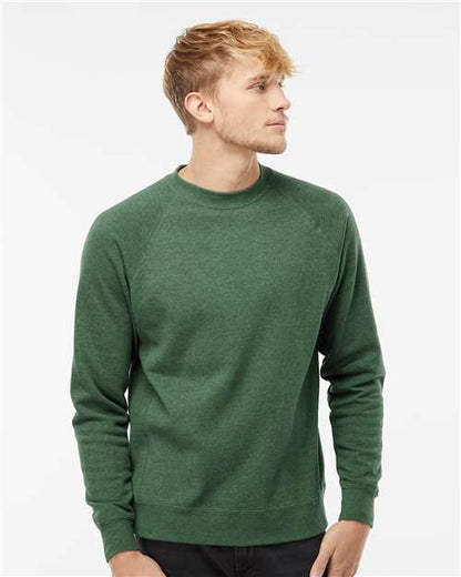 Independent Trading Co. Unisex Special Blend Raglan Crewneck Sweatshirt PRM30SBC