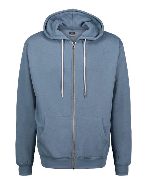 Unisex Retro Heather Full-Zip Hooded Sweatshirt
