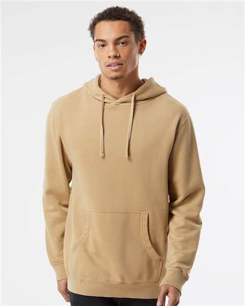 Independent Trading Co. Unisex Midweight Pigment-Dyed Hooded Sweatshirt PRM4500