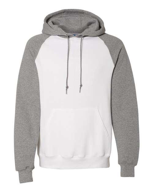 Unisex Dri Power® Colorblock Raglan Hooded Sweatshirt