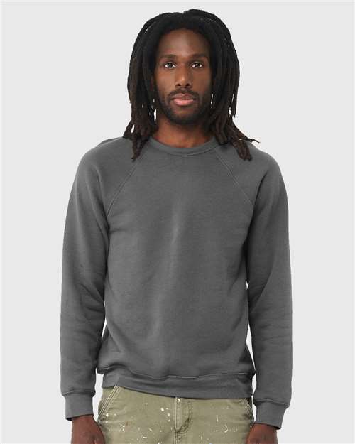 Sponge Fleece Raglan Crewneck Sweatshirt - 2XL