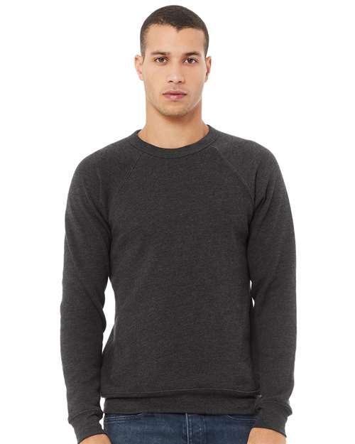 Sponge Fleece Raglan Crewneck Sweatshirt - XL