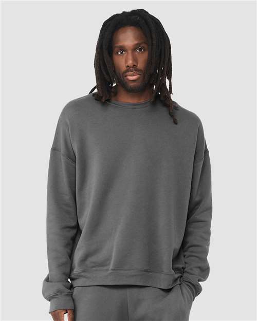 Sponge Fleece Drop Shoulder Crewneck Sweatshirt - XL