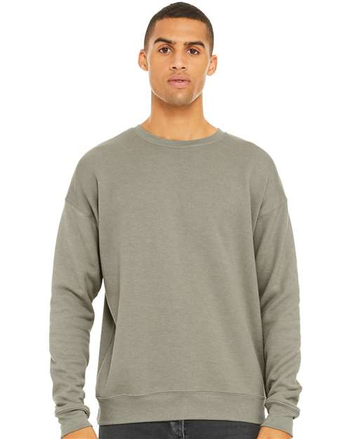 Sponge Fleece Drop Shoulder Crewneck Sweatshirt - L