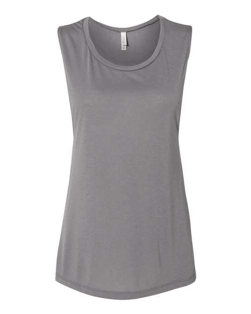 BELLA + CANVAS Women's Flowy Scoop Muscle Tank 8803