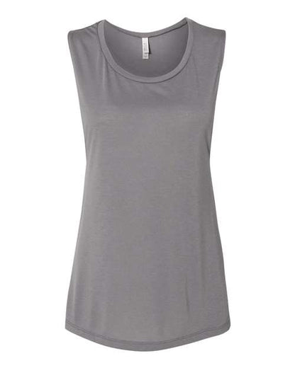 BELLA + CANVAS Women's Flowy Scoop Muscle Tank 8803