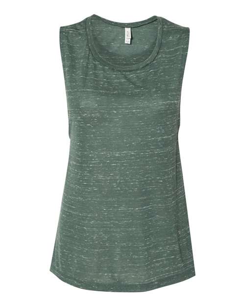 Women's Flowy Scoop Muscle Tank - L