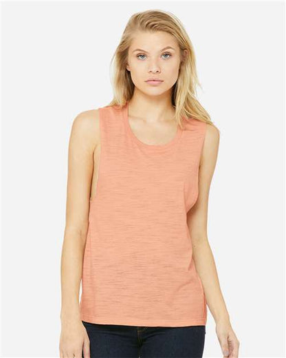 BELLA + CANVAS Women's Flowy Scoop Muscle Tank 8803