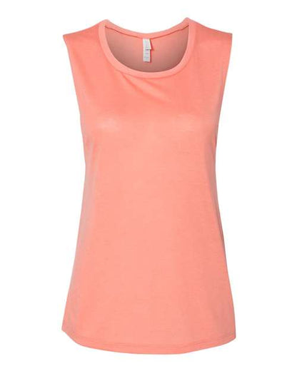 BELLA + CANVAS Women's Flowy Scoop Muscle Tank 8803