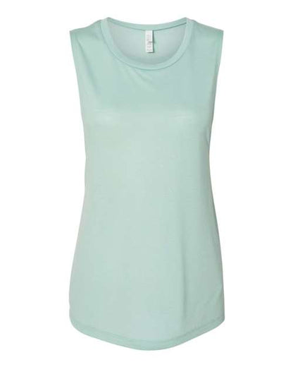 BELLA + CANVAS Women's Flowy Scoop Muscle Tank 8803
