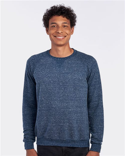 Unisex Snow Heather French Terry Crewneck Sweatshirt