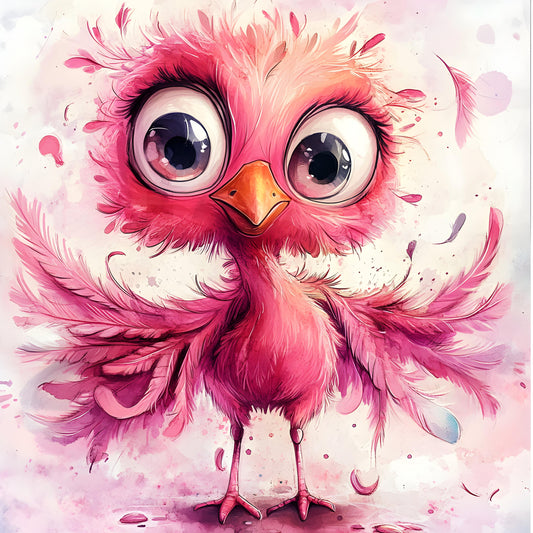 Pink Quirky Flamingo 07