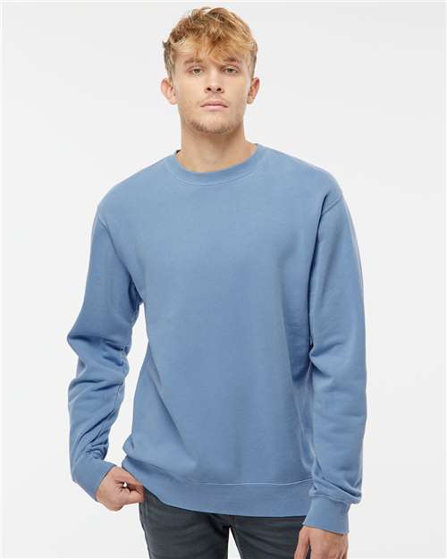 Independent Trading Co. Unisex Midweight Pigment-Dyed Crewneck Sweatshirt PRM3500