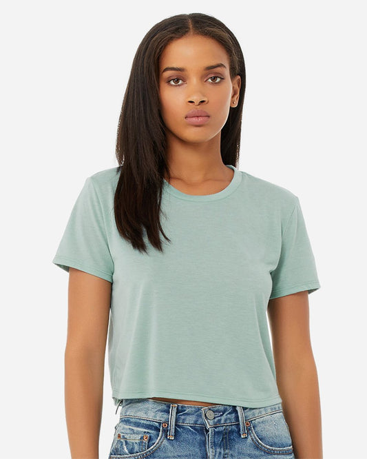 BELLA + CANVAS Women’s Flowy Crop Tee 8882