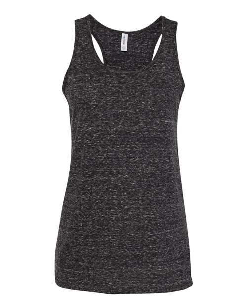 Women's Snow Heather Jersey Racerback Tank Top