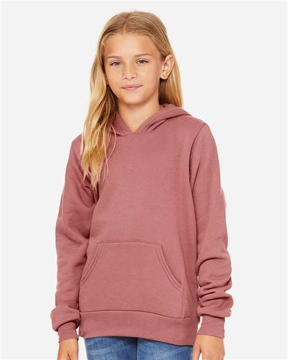 BELLA + CANVAS Youth Sponge Fleece Hoodie Sweatshirt 3719Y