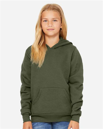 BELLA + CANVAS Youth Sponge Fleece Hoodie Sweatshirt 3719Y