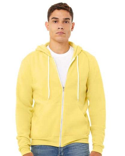 Unisex Sponge Fleece Full-Zip Hoodie Sweatshirt