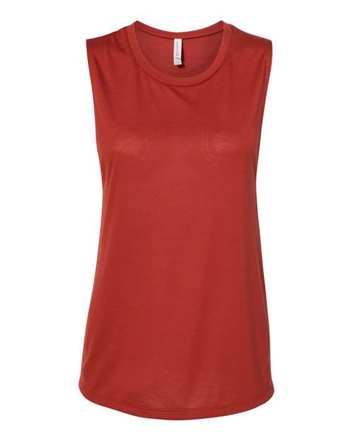 BELLA + CANVAS Women's Flowy Scoop Muscle Tank 8803