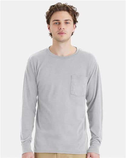 Unisex Workwear Long Sleeve Pocket T-Shirt