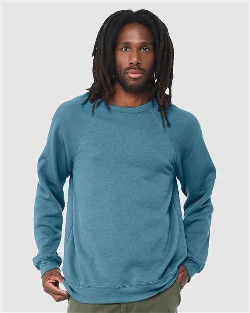 Sponge Fleece Raglan Crewneck Sweatshirt - 2XL