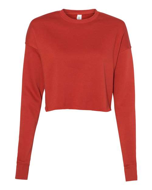 BELLA + CANVAS Women's Crop Fleece Crewneck Sweatshirt 7503