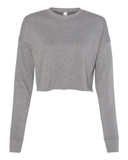 BELLA + CANVAS Women's Crop Fleece Crewneck Sweatshirt 7503