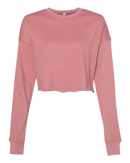 BELLA + CANVAS Women's Crop Fleece Crewneck Sweatshirt 7503