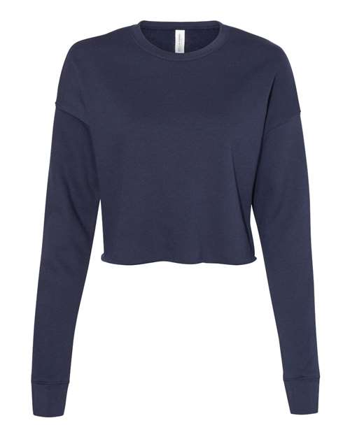 BELLA + CANVAS Women's Crop Fleece Crewneck Sweatshirt 7503