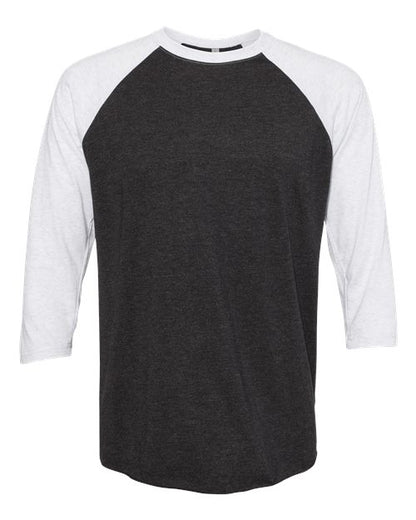 Triblend Three-Quarter Raglan T-Shirt - 3XL