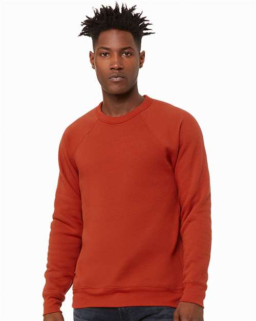 Sponge Fleece Raglan Crewneck Sweatshirt - 2XL