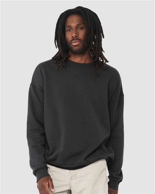 Sponge Fleece Drop Shoulder Crewneck Sweatshirt - XL