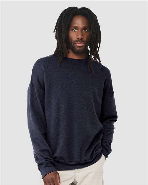 Sponge Fleece Drop Shoulder Crewneck Sweatshirt - L