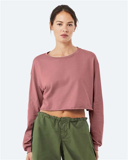 BELLA + CANVAS Women's FWD Fashion Crop Long Sleeve Tee 6501